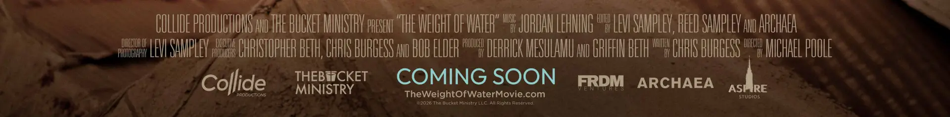 The Weight of Water official film credits and production logos